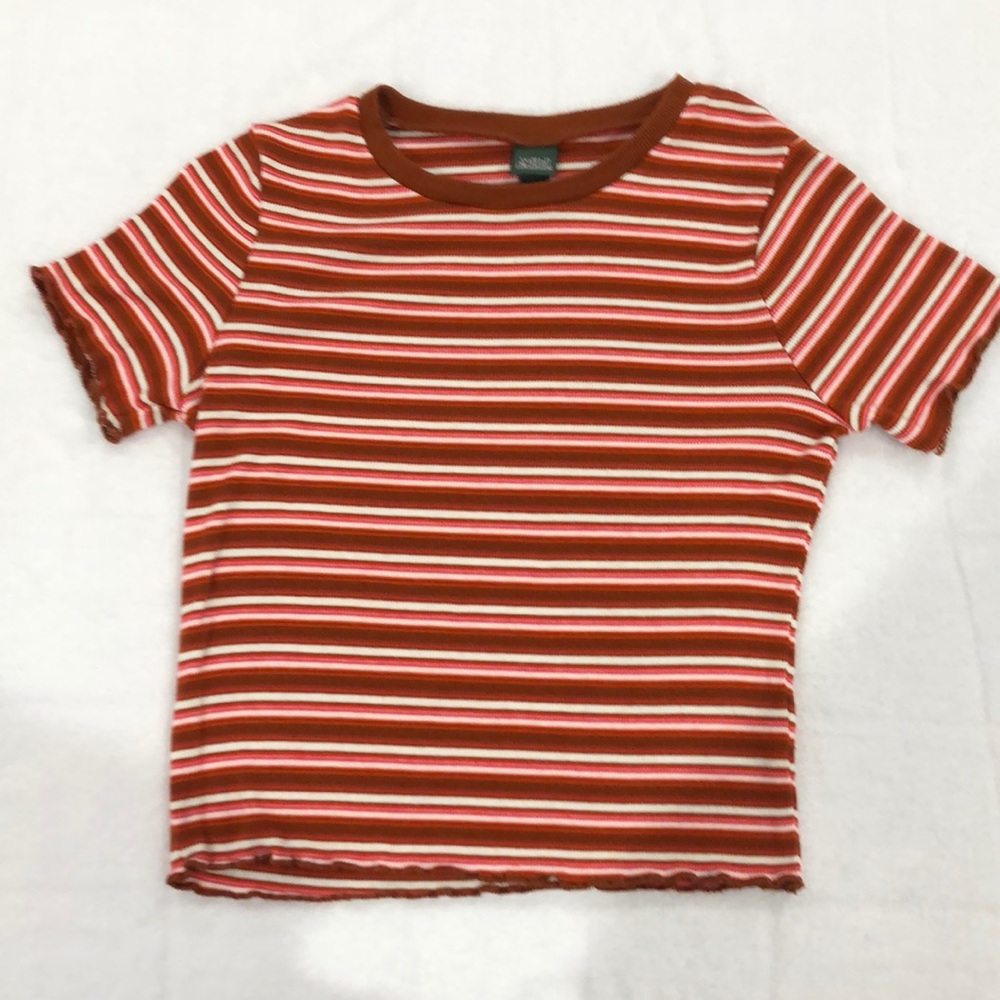 Striped crop top